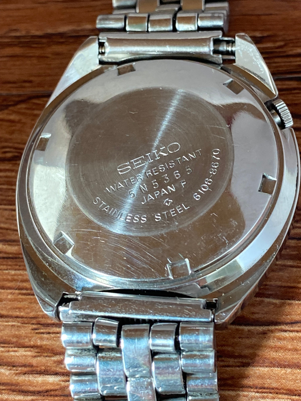 Seiko 5 Actus SS 6106-8670 Blue SERVICED Automatic, November 1975