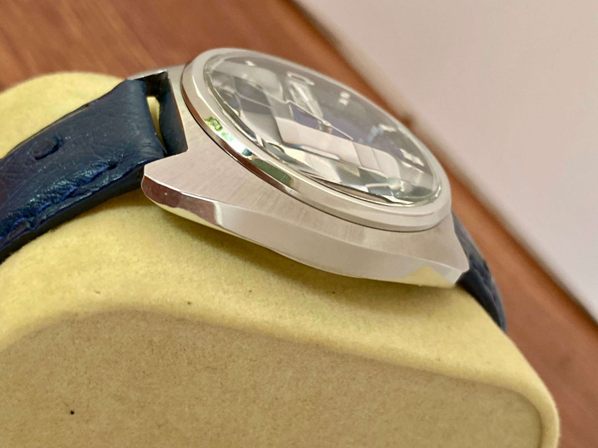 Vintage Seiko 5 Actus 7019-7350 Blue SERVICED Automatic, November 1974