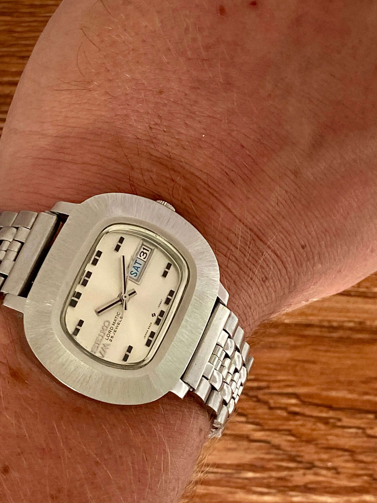 Vintage Seiko Lord Matic 5606-5010 Serviced TV Screen, July 1970