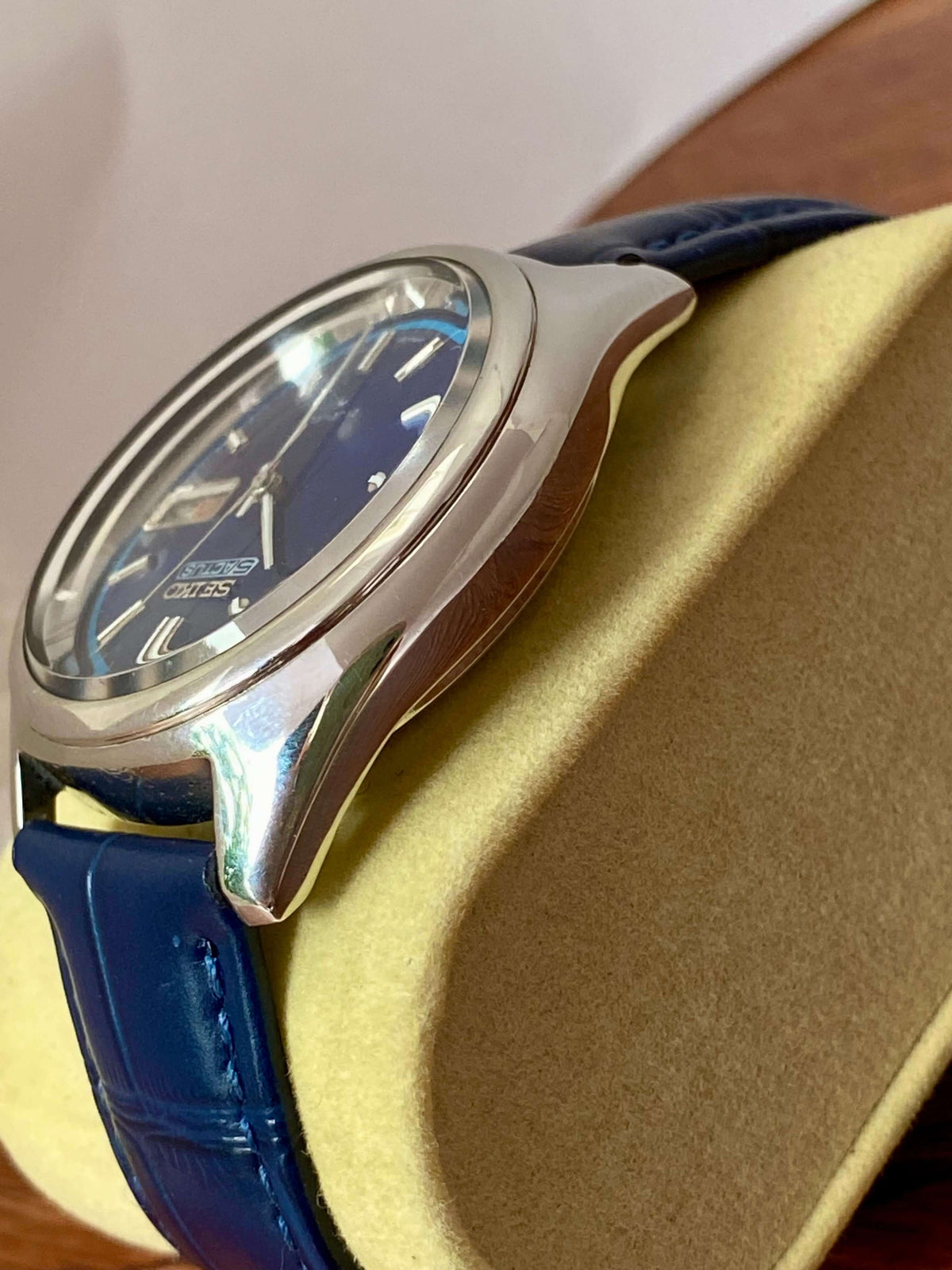 Vintage Seiko 5 Actus 7019-7060 Blue SERVICED Automatic, May 1974