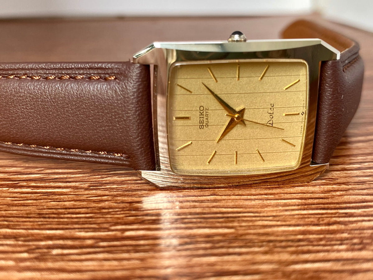 Vintage Seiko Dolce Quartz 7321-5570 Tungsten, October 1984