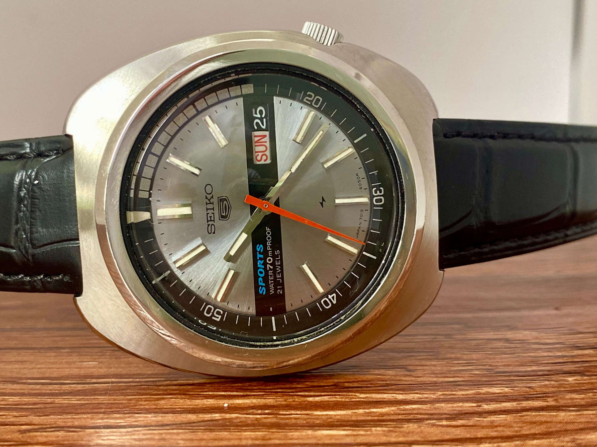 Seiko 5 Sports 7019-6030 Big Body Serviced Automatic, May 1970