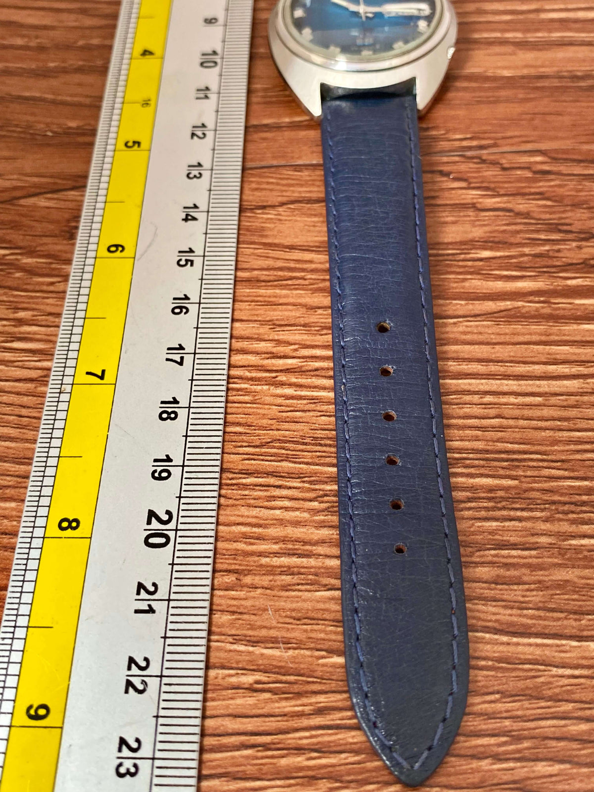 Seiko 5 Actus SS 6106-7600 Blue Serviced Automatic, March 1973