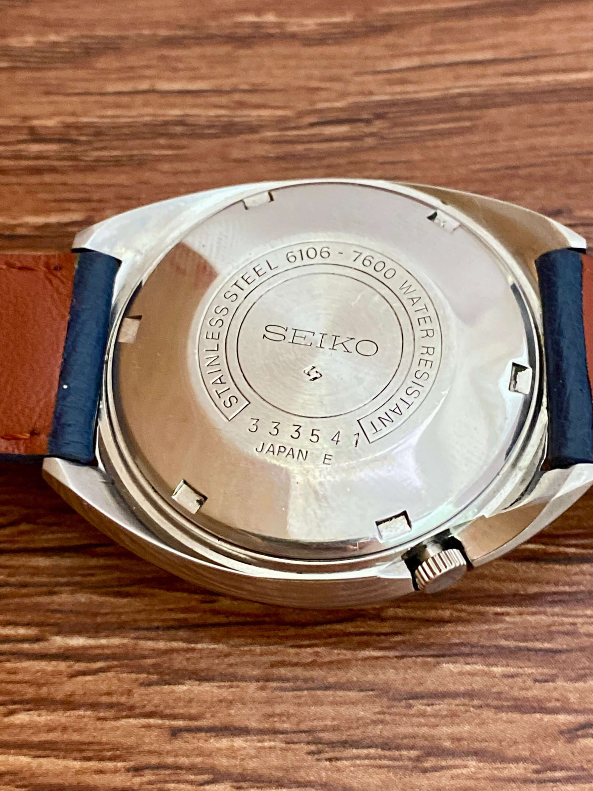 Seiko 5 Actus SS 6106-7600 Blue Serviced Automatic, March 1973
