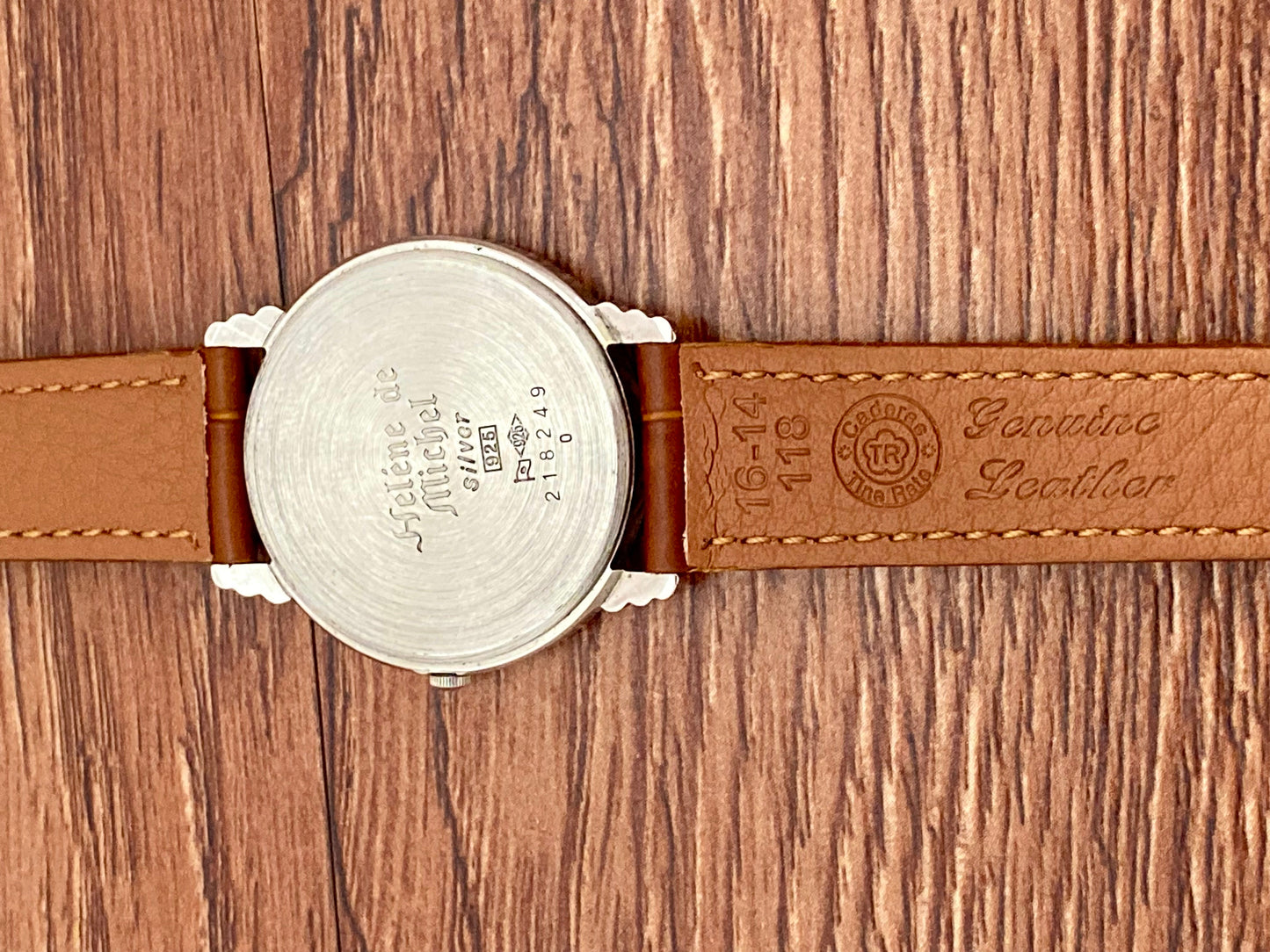 Helene de Michel SV 925 Sterling Silver Quartz Watch 1980s UK VINTAGE WATCH LTD