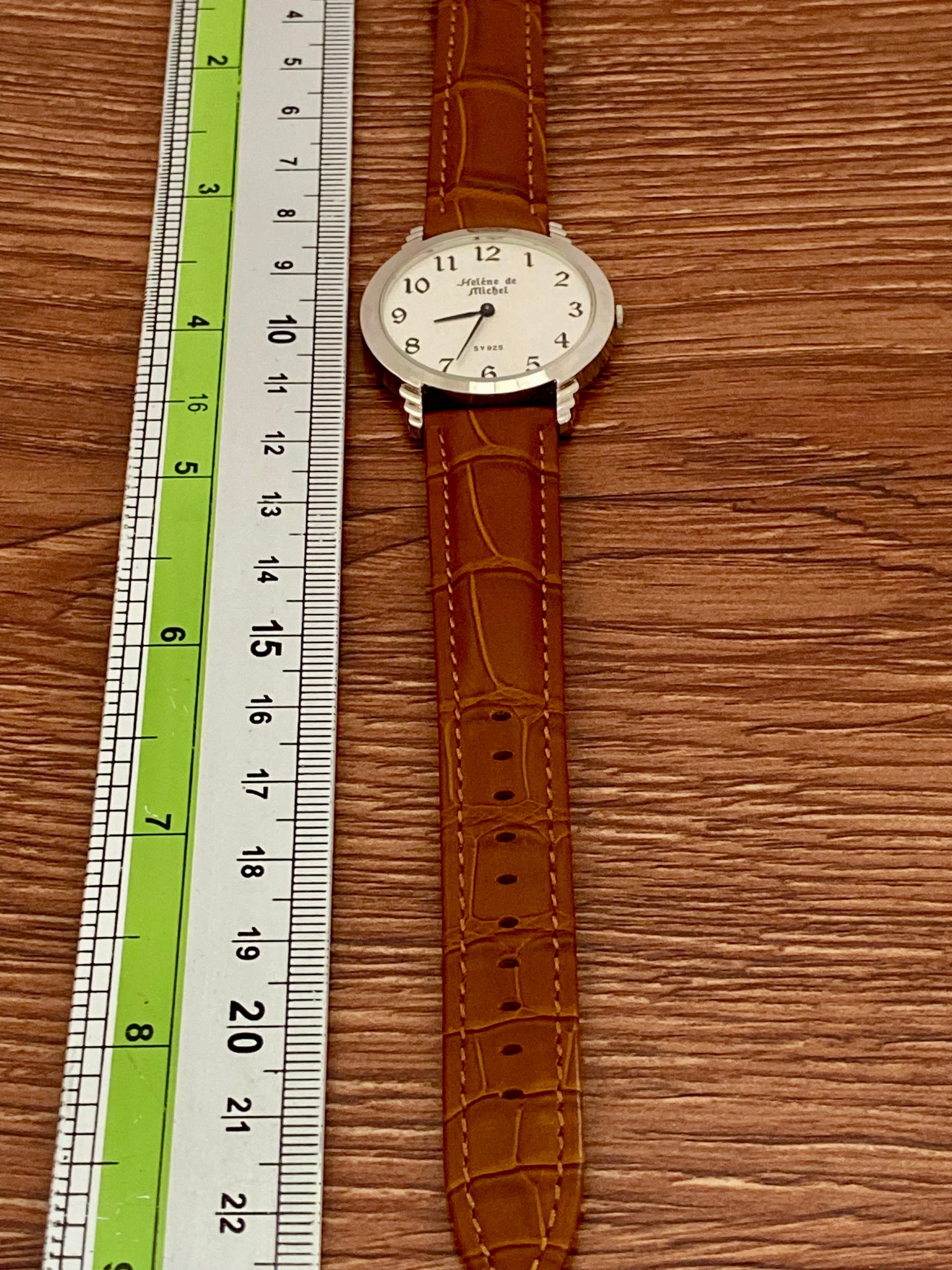 Helene de Michel SV 925 Sterling Silver Quartz Watch 1980s UK VINTAGE WATCH LTD