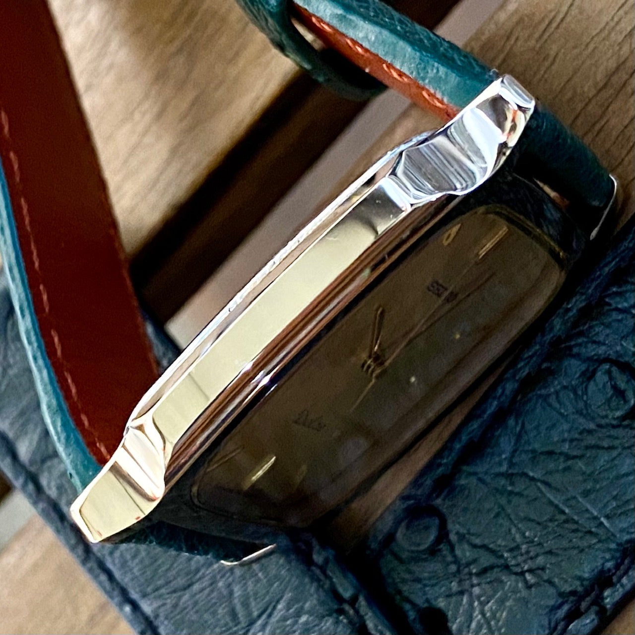 Vintage Seiko Quartz Dolce Tank 8N41-5070, Tungsten, April 1991 UK VINTAGE WATCH LTD