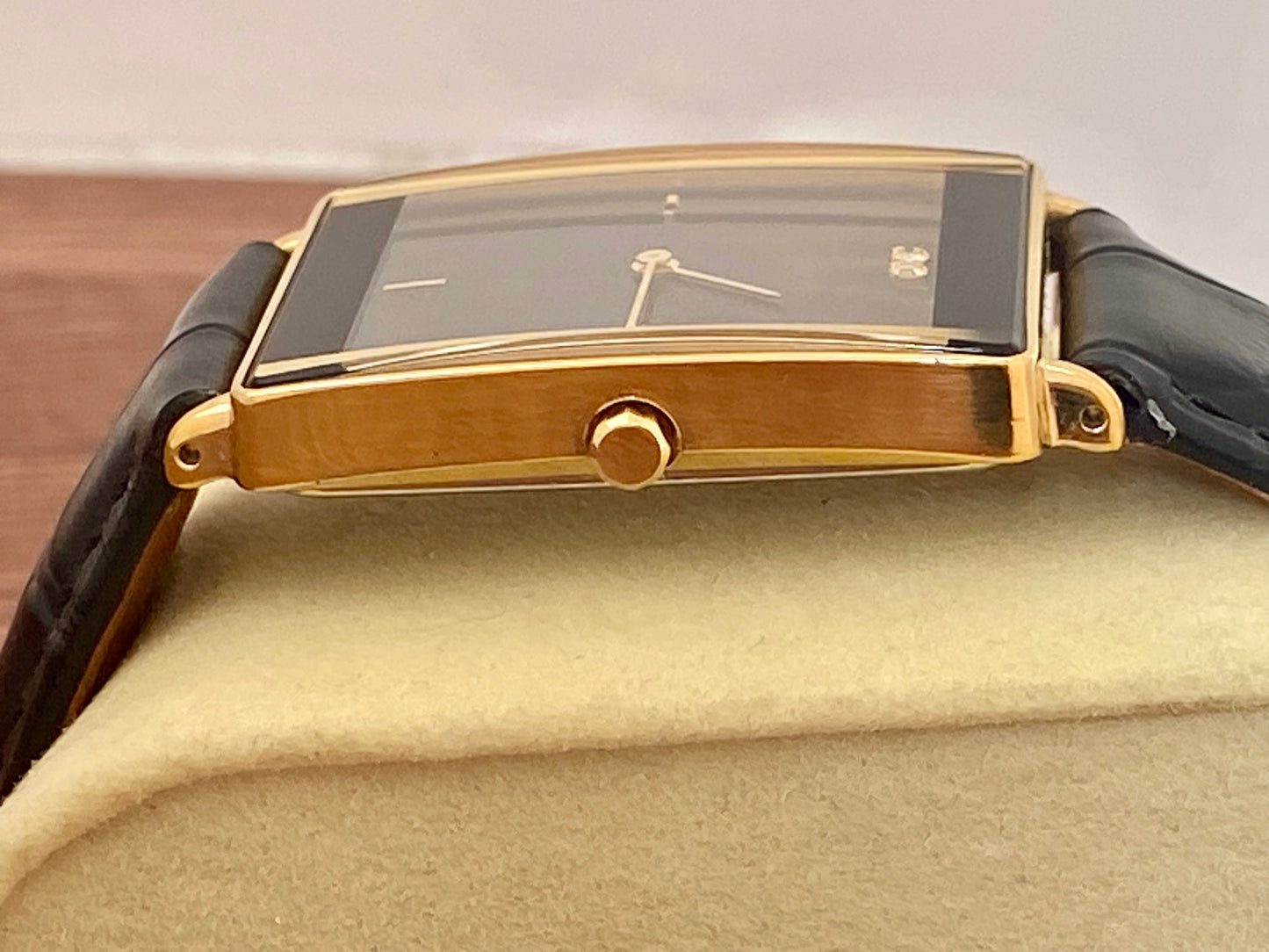 RARE Vintage 1999 John Richmond London JRM-7M Black, 2 real diamonds UK VINTAGE WATCH LTD