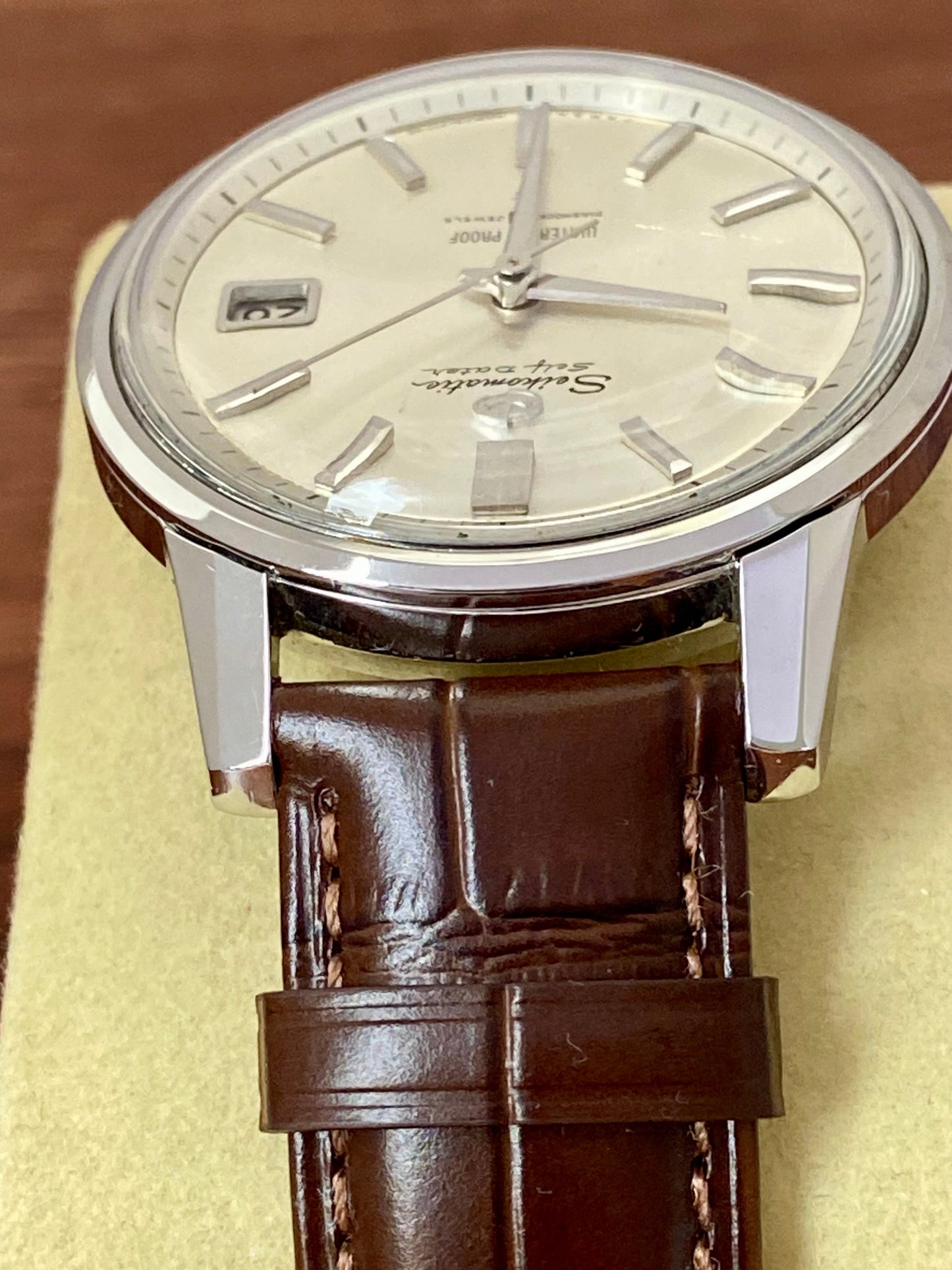 Vintage Seikomatic J13060 Self Dater 39 Jewels 1960s - Serviced UK VINTAGE WATCH LTD