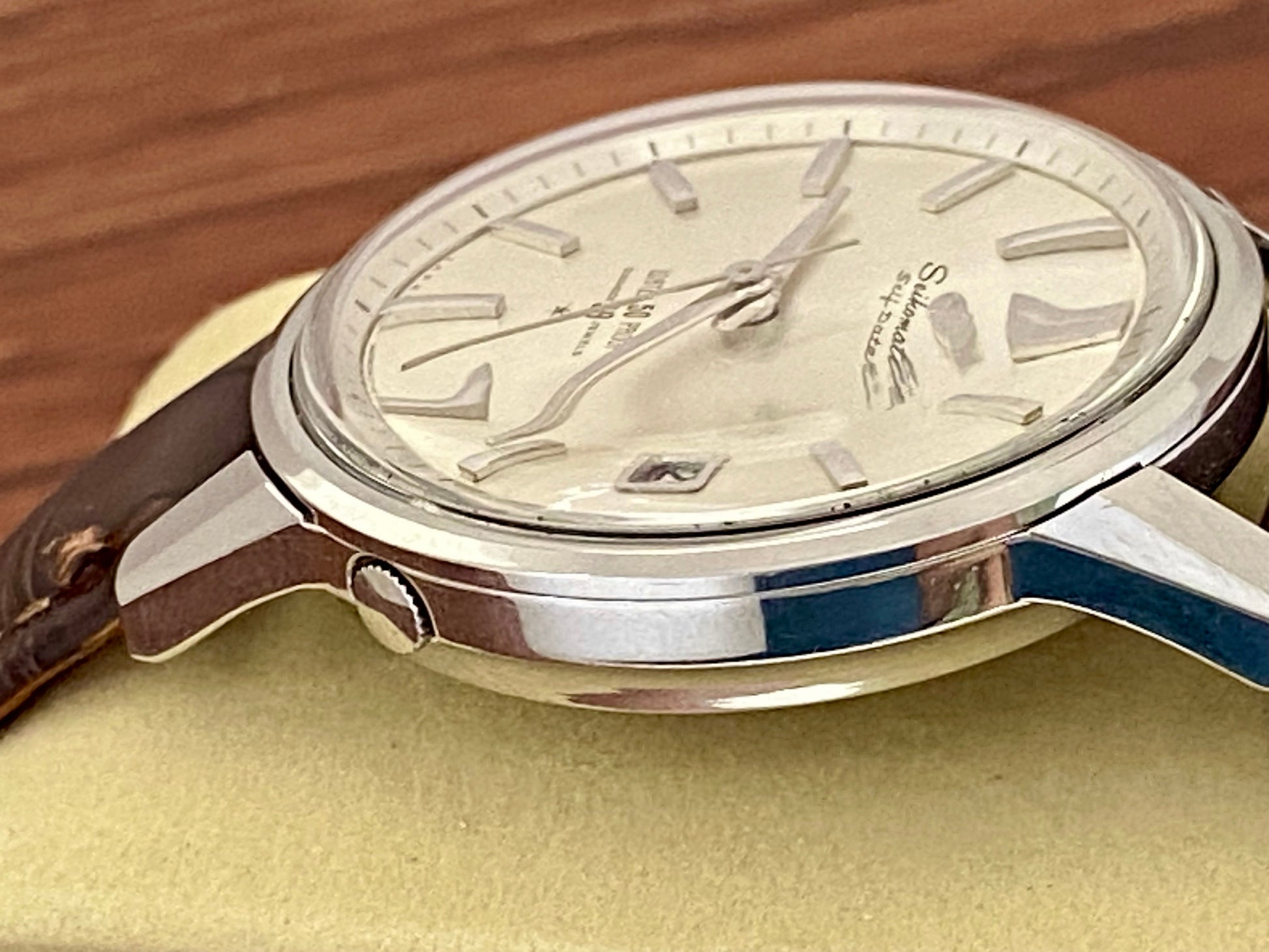 Vintage Seikomatic J13060 Self Dater 39 Jewels 1960s - Serviced UK VINTAGE WATCH LTD