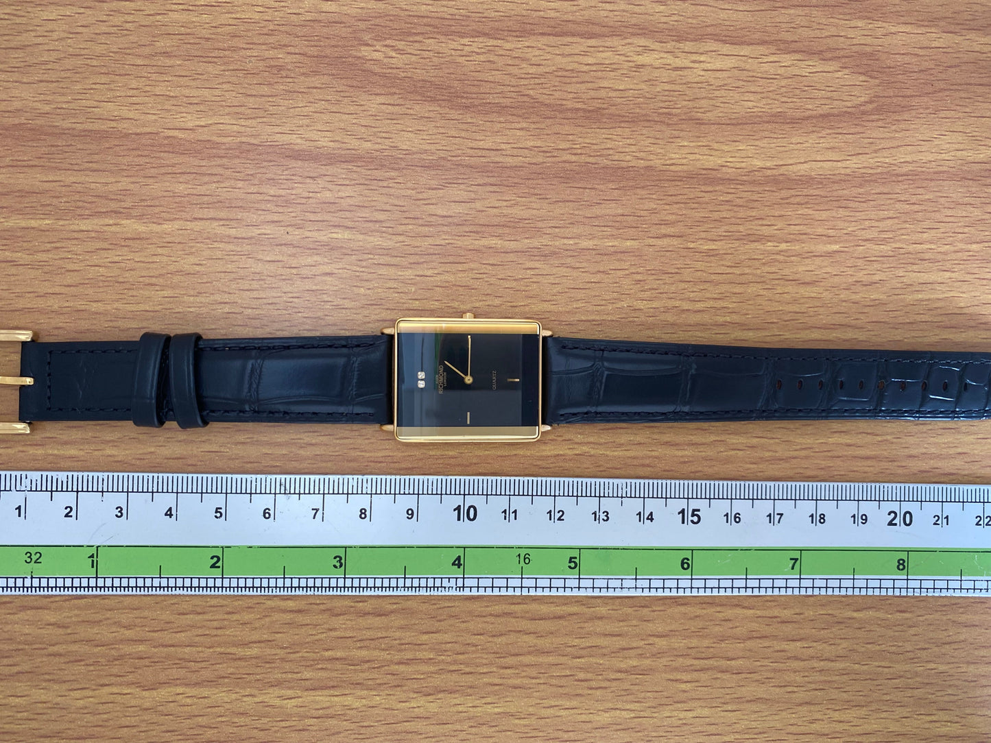 RARE Vintage 1999 John Richmond London JRM-7M Black, 2 real diamonds UK VINTAGE WATCH LTD