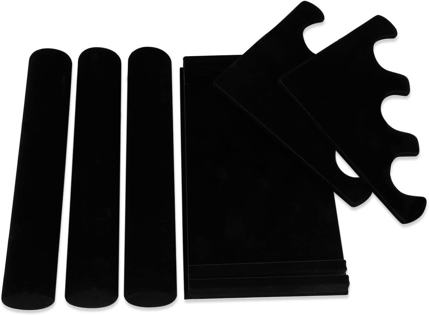 Velvet 3 Tier Jewellery Display Stand Organizer -  Watch Holder