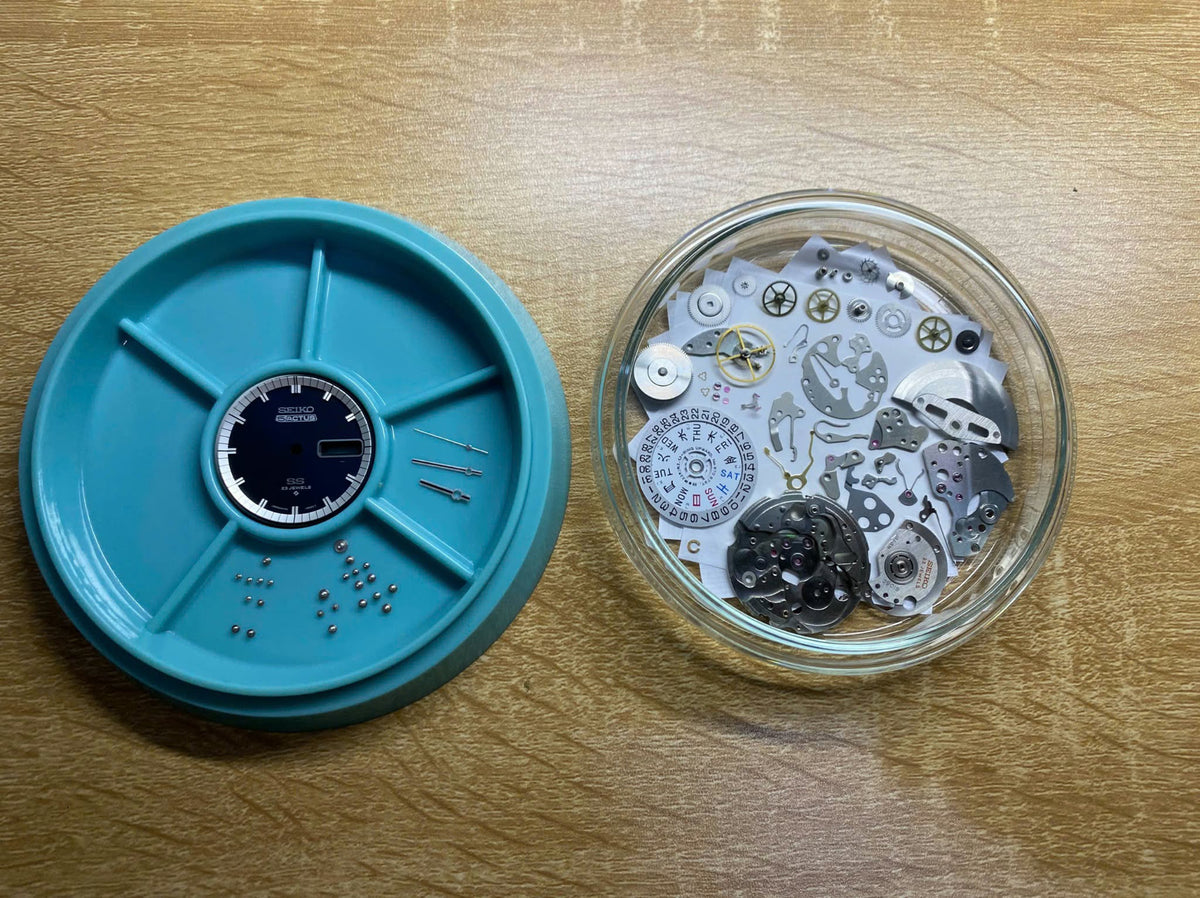 Vintage Seiko 5 Actus SS 6106-8420 Blue & White Dial, Serviced, December 1970