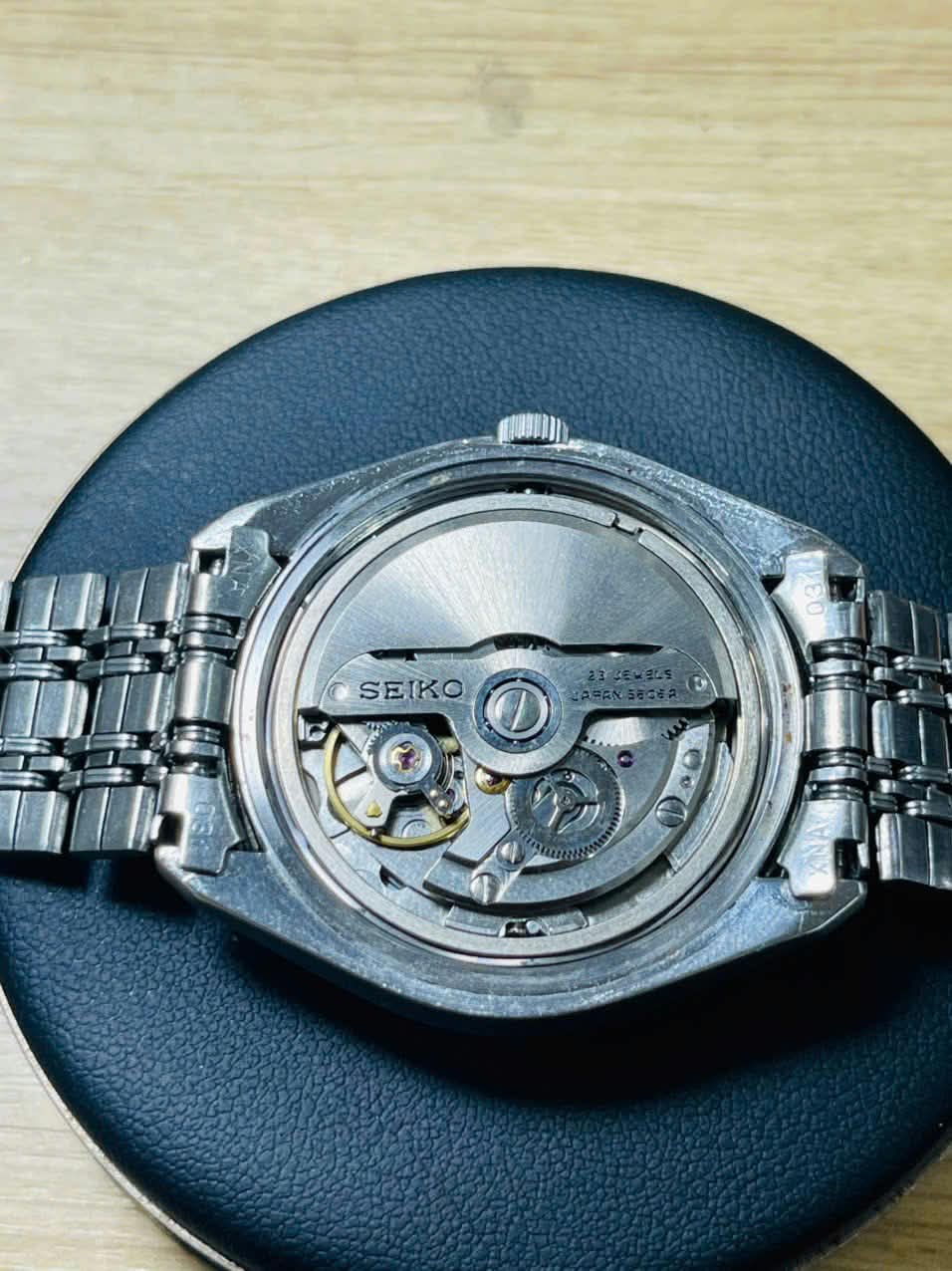 Vintage Seiko Lord Matic 5606-7280 Blue Serviced Automatic, June 1973