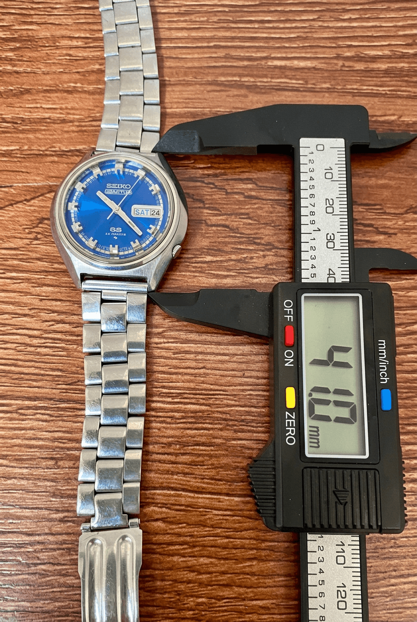 Seiko 5 Actus SS 6106-7580 Blue SERVICED Automatic, February 1973