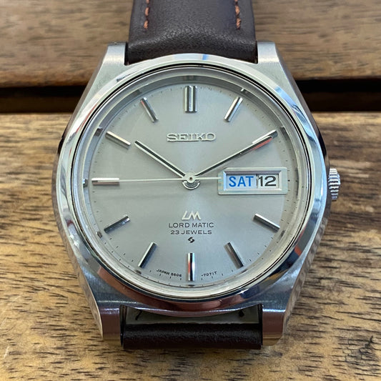 Serviced Vintage August 1970 Seiko Lord Matic 5606-7070 Automatic 23 jewels