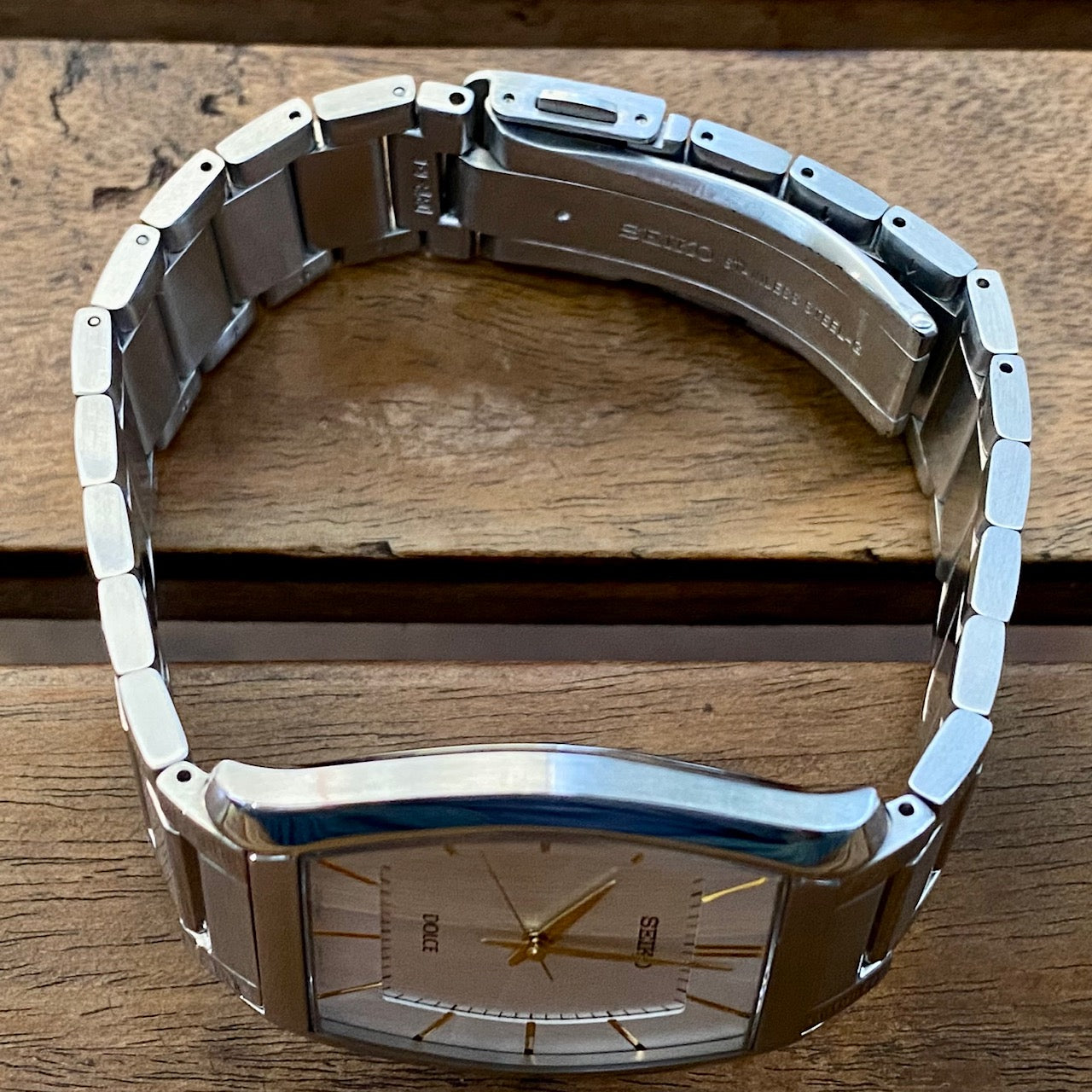 Rare Vintage Seiko Quartz Dolce 8J41-0AH0, MINT BIG BODY, March 1995