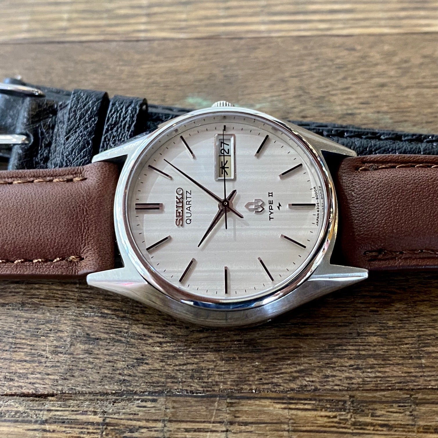 Vintage Seiko Quartz Type II 4336-8000, Tapestry, March 1978 UK VINTAGE WATCH LTD