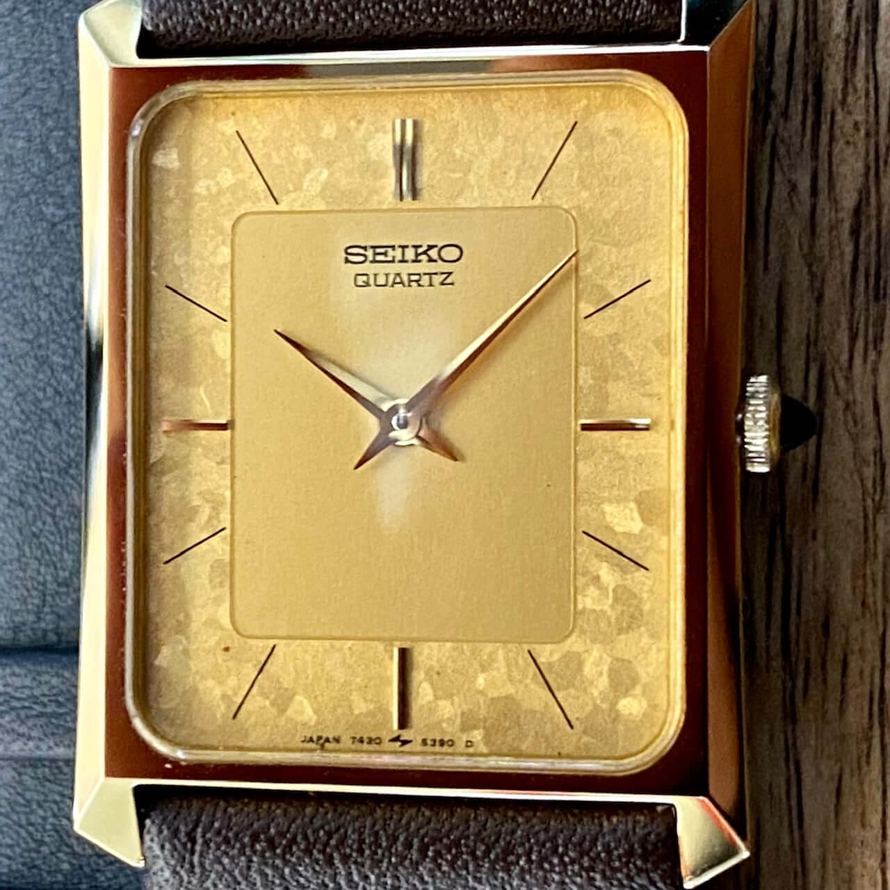 Vintage Seiko Dolce Quartz 7430-5230 | Gold Flake | GHA 1985 – UK