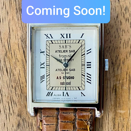 COMING SOON! Rare Vintage Seiko Quartz Alba Tank V515-5480 SABS, May 1999 PRE-ORDER NOW!