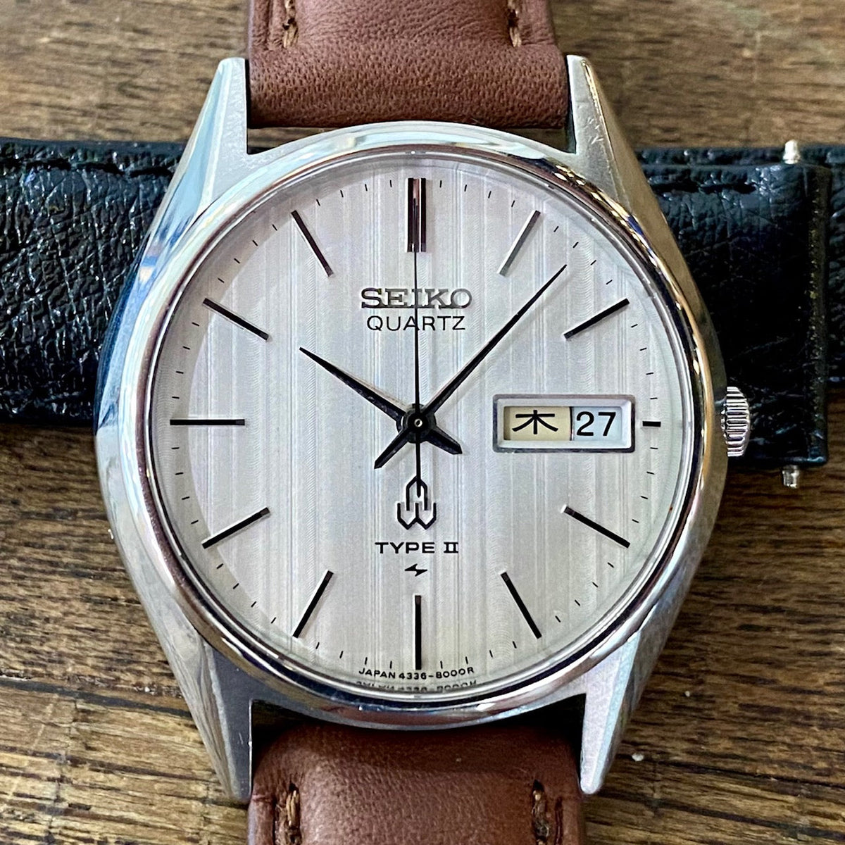 Vintage Seiko Quartz Type II 4336-8000 Tapestry Dial 1978 – UK 