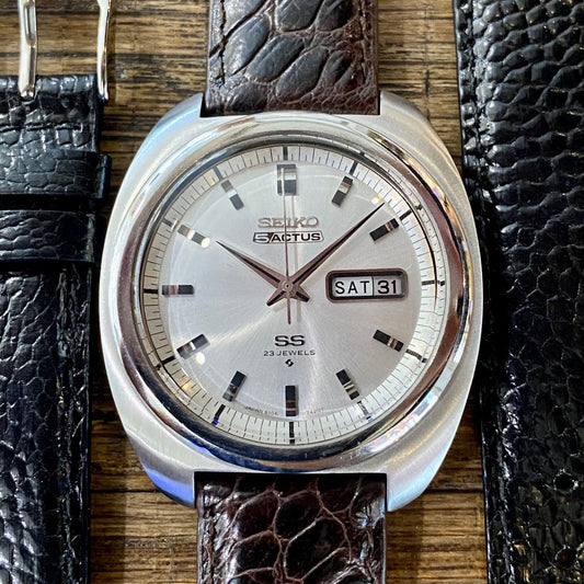 COMING SOON! Vintage Seiko 5 Actus SS 6106-7420 Serviced Auto, August 1979 PRE-ORDER NOW! UK VINTAGE WATCH LTD