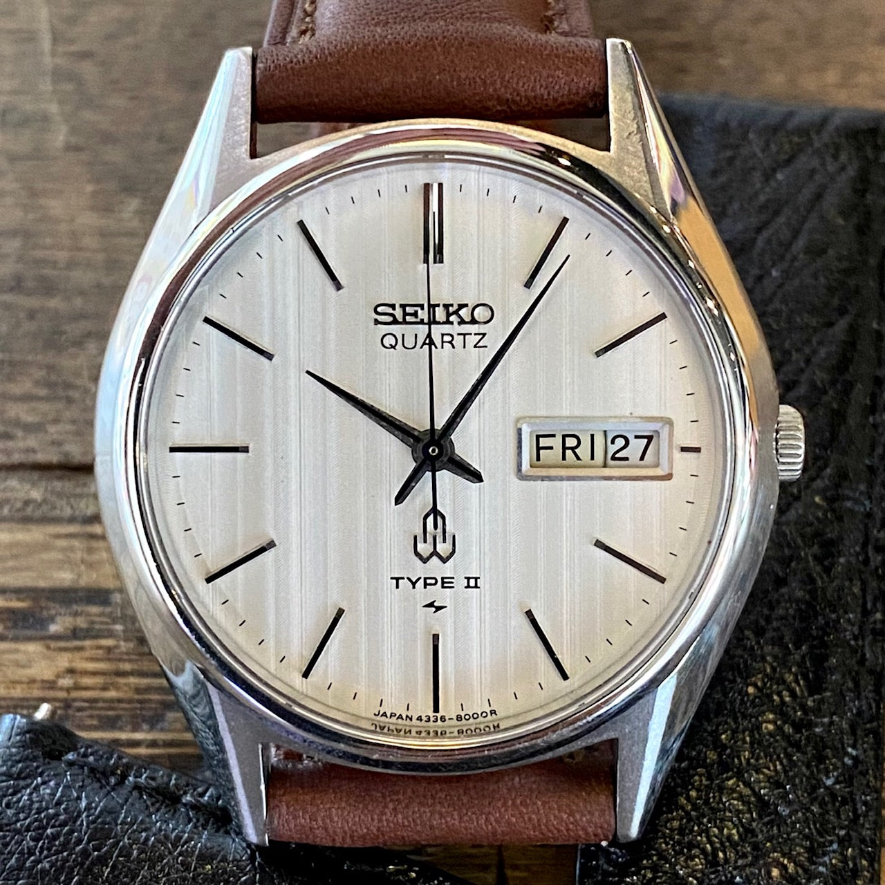 Vintage Seiko Quartz Type II 4336-8000, Tapestry, March 1978 UK VINTAGE WATCH LTD