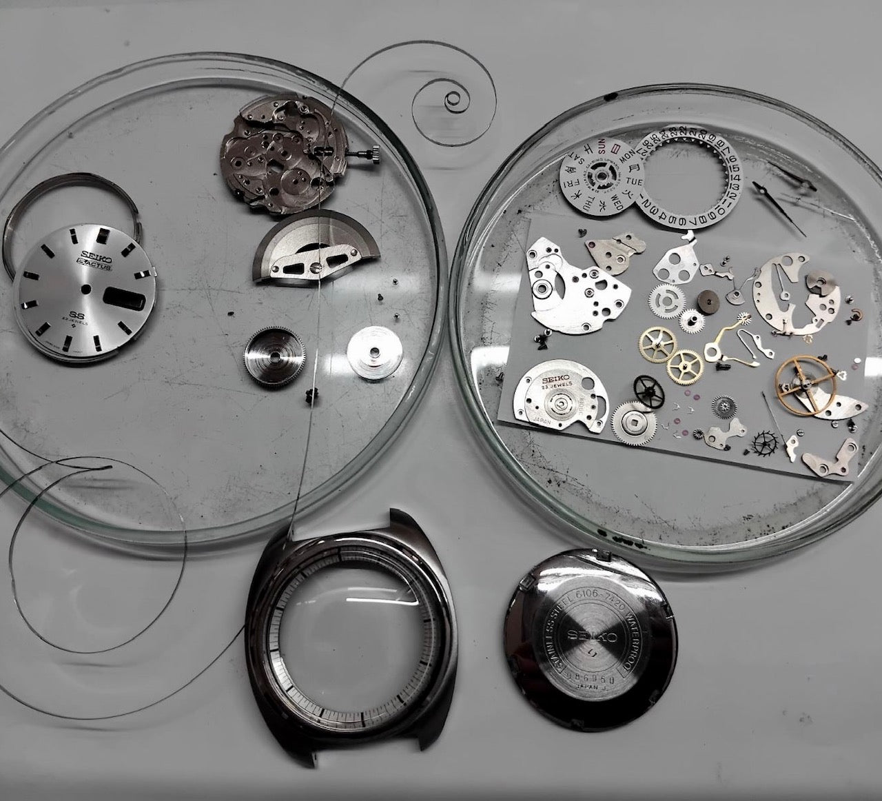 Vintage Seiko 5 Actus SS 6106-7420 Serviced Auto, August 1979 UK VINTAGE WATCH LTD