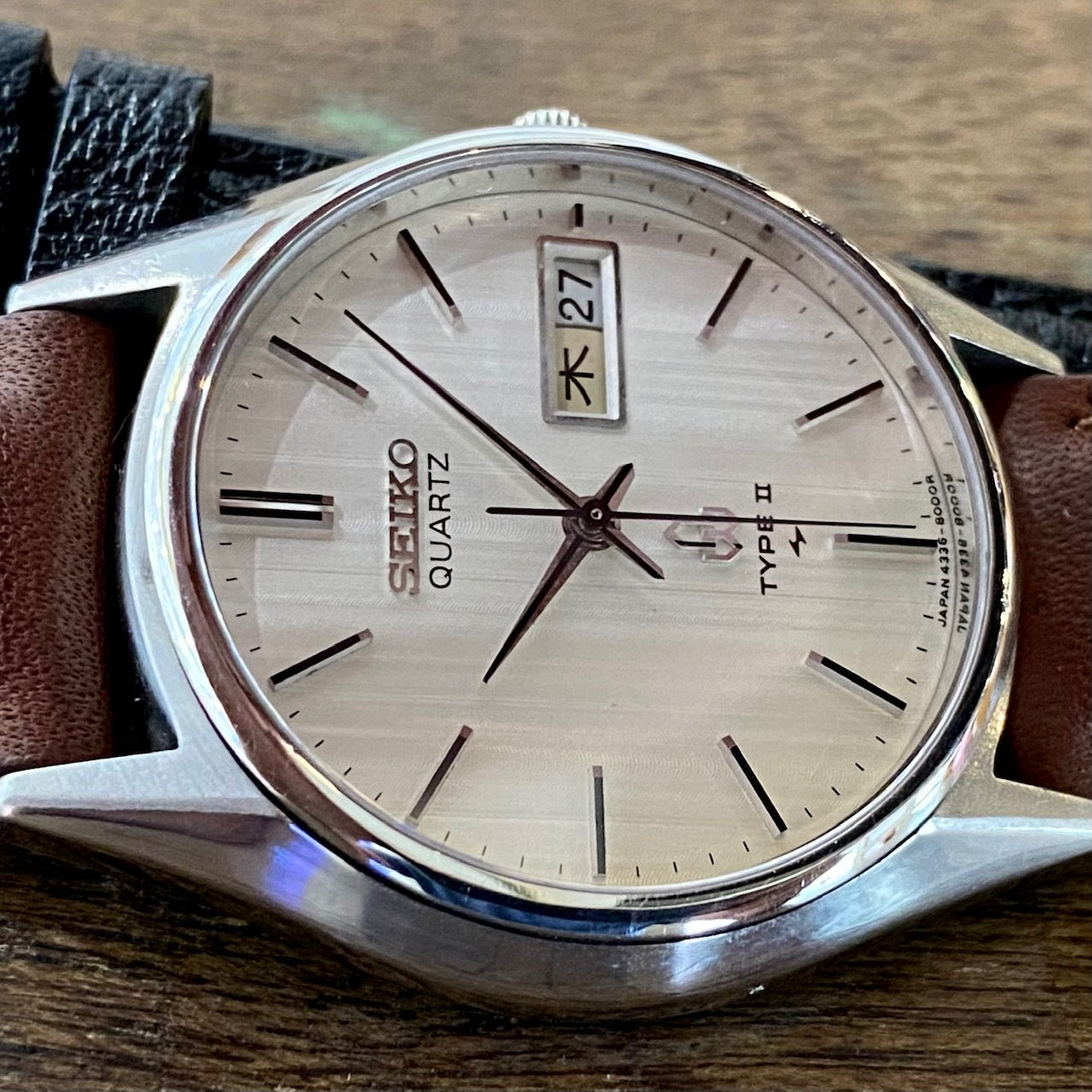 Vintage Seiko Quartz Type II 4336-8000, Tapestry, March 1978 UK VINTAGE WATCH LTD