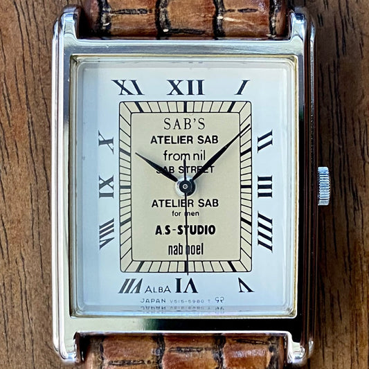 Rare Vintage Seiko Quartz Alba Tank V515-5480 SABS, May 1999 UK VINTAGE WATCH LTD